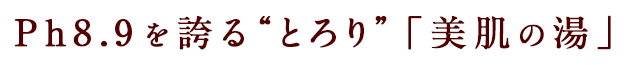 天然温泉たまご肌美人の湯 美榛苑